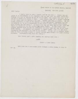 Letter to Revere Family, February 10, 1916