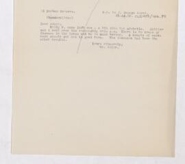 Letter to John George Adami, September 23, 1918