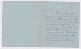 Letter to William Sydney Thayer