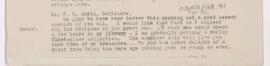 Letter to Frank Robert Smith, May 26, 1919