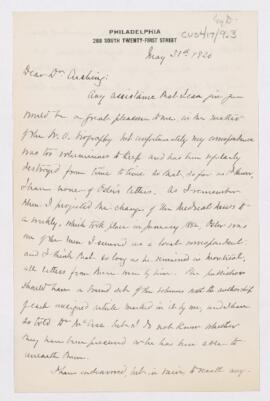 Letter, May 31, 1920