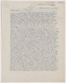 Letter to Susan Revere Chapin