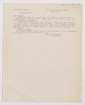 Letter to John George Adami, June 28, 1918