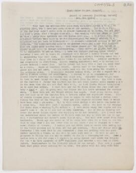 Letter to Susan Revere Chapin, February 3, 1916