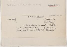 Letter to Thomas Archibald Malloch, November 25, 1919