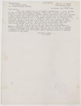 Letter to Henry Vining Ogden, January 13, 1893