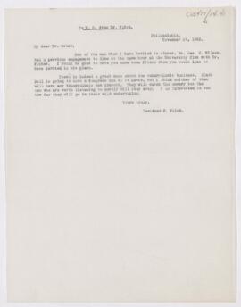 Letter, November 27, 1903