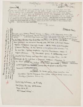 Letter to Henry Vining Ogden, September 4, 1886