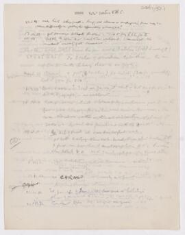 Manuscript notes