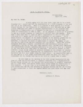 Letter, March 19, 1904
