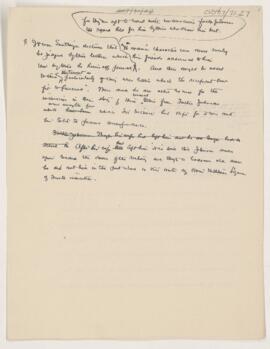 Draft of pages from biography of Osler, volume 1