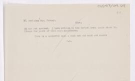 Letter to unidentified recipient, August 31, 1919