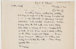 Letter to Thomas Archibald Malloch, November 27, 1919