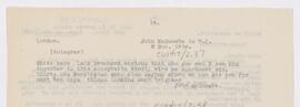 Letter, November 2, 1916