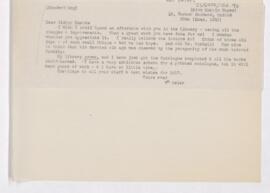 Letter to Marcia C. Noyes, December 25, 1916