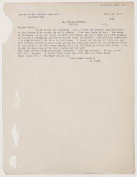 Letter to Mabel Brewster, November 21, 1919