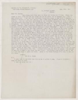 Letter to Richard Pearson Strong