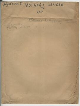 Correspondence from Jean Jefferson Penfield to Wilder Penfield (arranged as bundled)