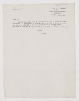 Letter to William Sydney Thayer, January 28, 1906