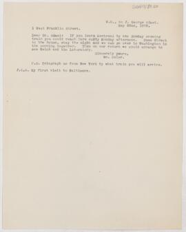 Letter to John George Adami, May 22, 1893