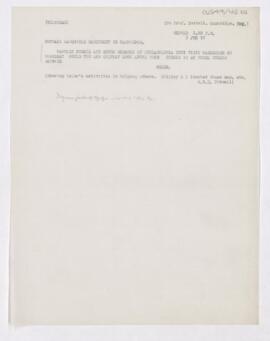 Letter to George H.F. Nuttall, June 5, 1917