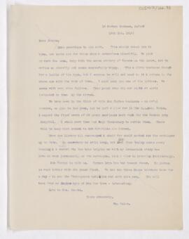 Letter to Henry Barton Jacobs, December 6, 1916