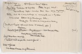 Manuscript notes