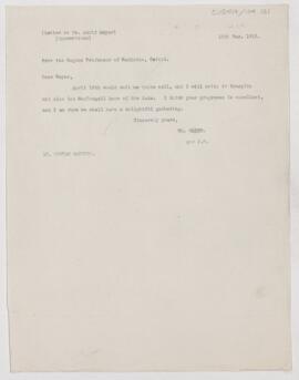 Letter to Adolf Meyer, December 16, 1912