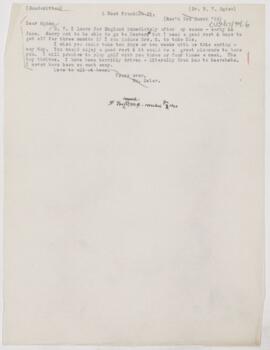 Letter to Henry Vining Ogden, March 3, 1898