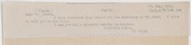 Letter to Maude E. Abbott, May 30, 1914