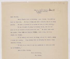 Letter to Henry Barton Jacobs, May 9, 1910