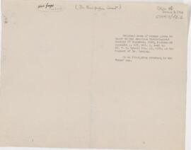 Manuscript notes