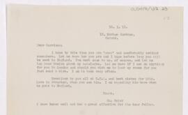 Letter to Fielding Hudson Garrison, January 13, 1919