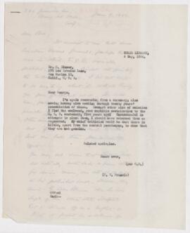 Correspondence, Blumer, G.