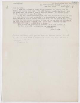 Letter to Henry Vining Ogden, November 4, 1914(?)