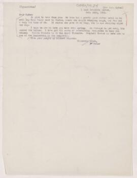 Letter to Henry Vining Ogden, February 24, 1903