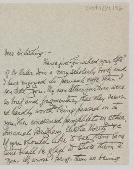Letter to Harvey Cushing, June 19, 1925