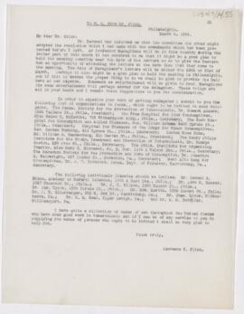 Letter, March 4, 1904