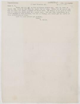 Letter to Henry Vining Ogden, March 12, 1897