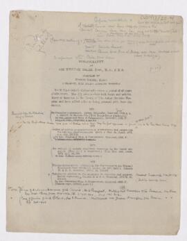 Bibliography of Sir William Osler
