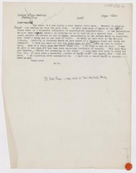 Letter to Harvey Cushing, June 1903