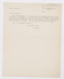 Letter to John Young Walker MacAlister, June 13, 1917