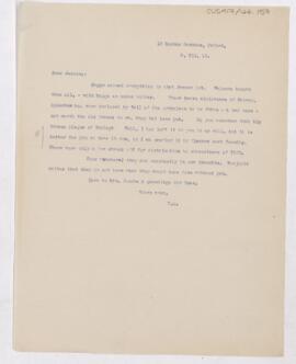 Letter to Henry Barton Jacobs, December 6, 1918