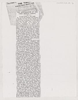 Clipping, December 21, 1908