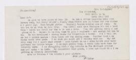 Letter to Henry V. Ogden, January 26, 1916