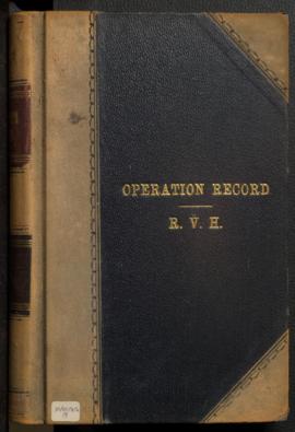 Operation records, 1915-1916