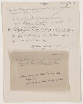 Cushing's notes, Philadelphia 1876, 1876