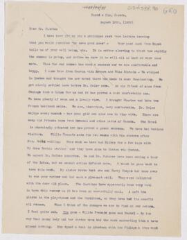 Letter to Henry Barton Jacobs