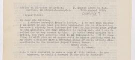 Letter, August 30, 1916