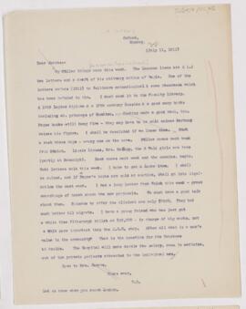 Letter to Henry Barton Jacobs, June 11, 1911